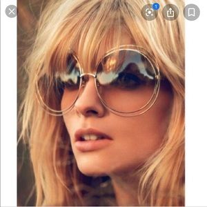 Large round sunglasses